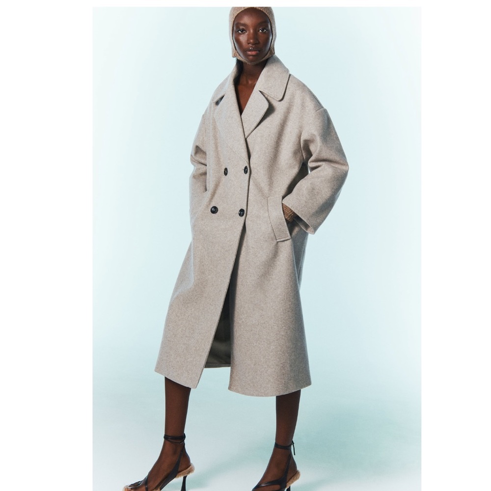 Zara Oversized Grey Coat